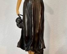 approx 9" tall, made from bakelite or plastic and metal, marked Germany