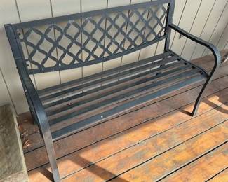 Iron bench