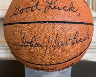 Autographed John Havlicek Basketball 