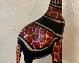 Carved Kenyan Giraffe 