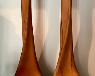 Elsa Peretti for Tiffany & Co. Terracotta "Bone" Candlesticks