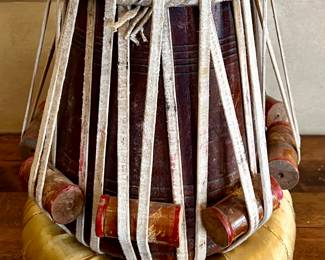 Indian Tabla Drum & Cushion