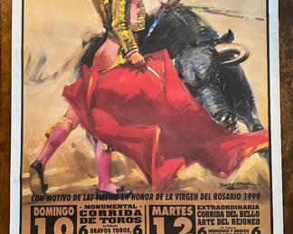(2) Vintage Bullfighting Posters