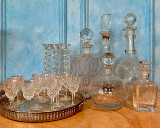 Waterford Cordial Glasses & Decanters 