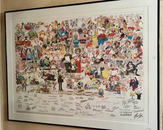 Voice For Children "Cartoon Jam" Signed Limited Edition Lithograph 
