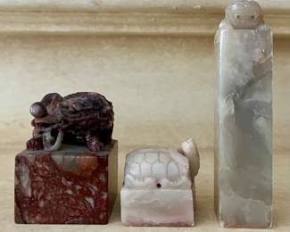 Carved Soapstone Figures 