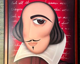 "Shakespeare," Signed Robin Morris