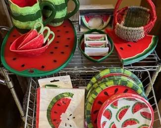 Summer time watermelon dishes