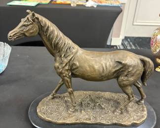 Bronze Horse signed Milo