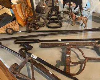 branding irons, horse memorabilia 