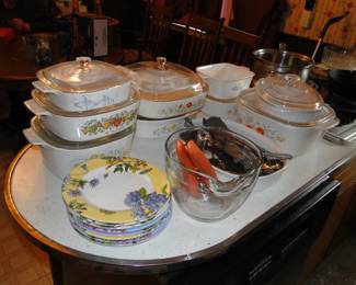 Corning Ware and other kitchenware