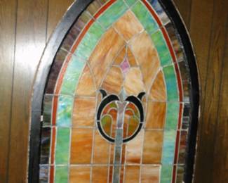 Stained glass window that came from a church (do not know which one)