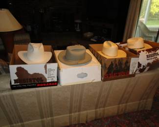 Stetson Hats and other cowboy hats