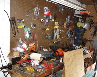 Workbench of tools