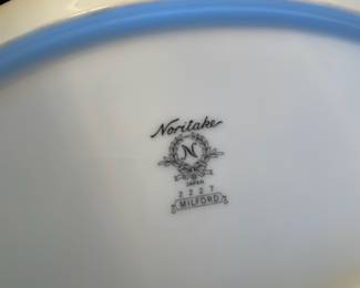 Noritake Dinnerware Set with Milford Pattern