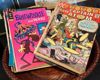 1974 Bullwinkle And Rocky Gold Key Comics -  #11, 1967 Captain Atom Superhero Charlton Comic - #89 