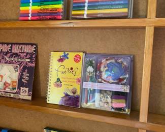 Fabric Markers, Klutz Fairies Petal People You Make Yourself Kit by Rachel Haab, Cray-Pas Expressionist 36 Color Oil Pastel Set 