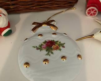 Royal Albert "Old Country Roses" Christmas Ornament
