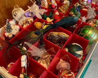 Assortment of Christmas Ornaments