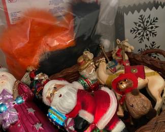 Assortment of Blown Glass Ornaments