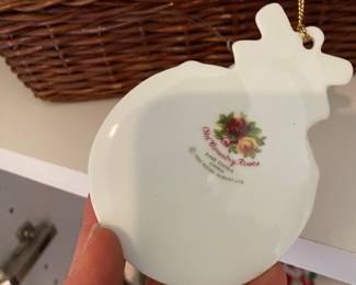Royal Albert "Old Country Roses" Christmas Ornament