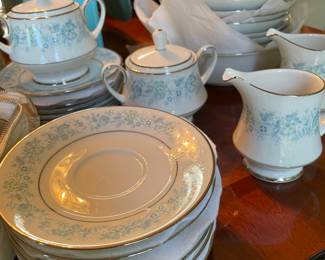 Noritake Dinnerware Set with Milford Pattern