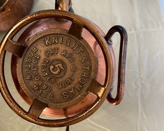 Top view of fire extinguisher