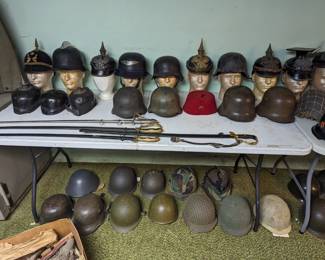 Large Collection of Helmets