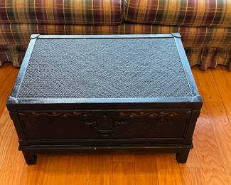 Black Faux Chest Coffee Table