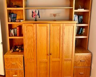 Handmade Office Desk Unit.