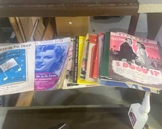 1940’s sheet music 