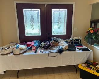 Silk scarves, vintage coach, and more 