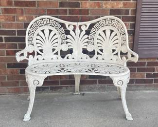 Cast iron bench 