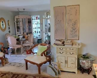 Vintage Chinoiserie Ming Style Chairs 