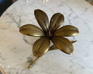 MCM Brass Flower ashtray petals