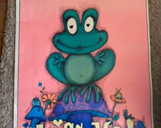 Vintage ‘kiss me’ poster