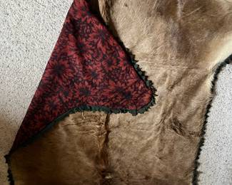 Antique sleigh blanket - over 100 years old