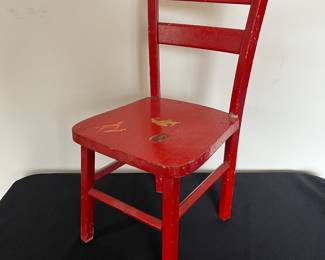 Vintage child’s chair