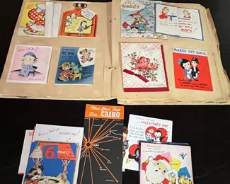 Vintage greeting card collection 