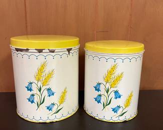 Vintage canisters 
