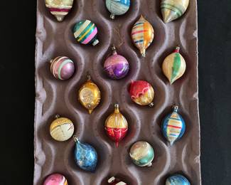 Vintage Christmas mix of Shiny Brites & Poland