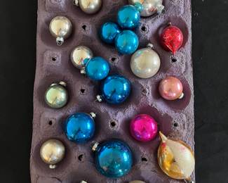 Vintage Christmas mix of Shiny Brites & Poland