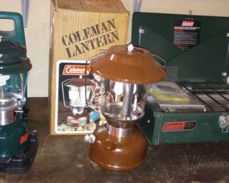 Vintage Coleman Equipment. 