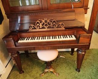 Piano with Stool. 
