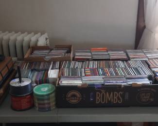 CDs. Cassettes. 