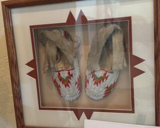 Antique native American moccasins 