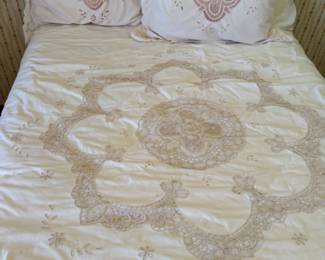 Antique bedding 