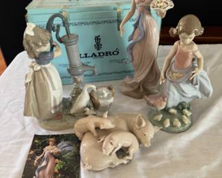 Lladro collection retired and with boxes 
