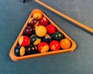 Vintage billiard balls