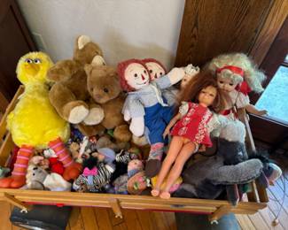 Vintage dolls and toys 